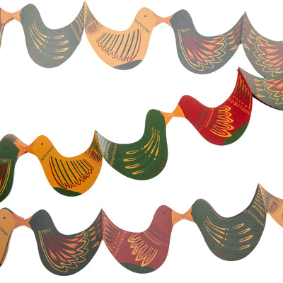 Christmas Hen Concertina Garland