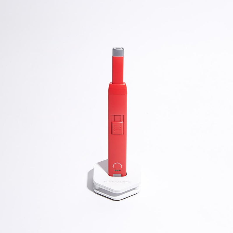 USB Rechargeable Candle Lighter, Matte Red