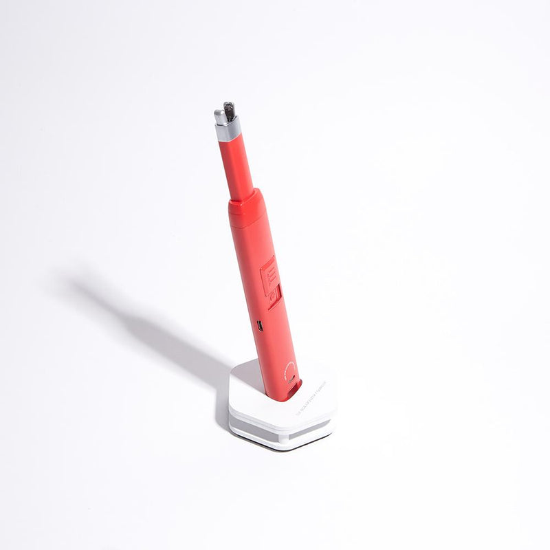 USB Rechargeable Candle Lighter, Matte Red