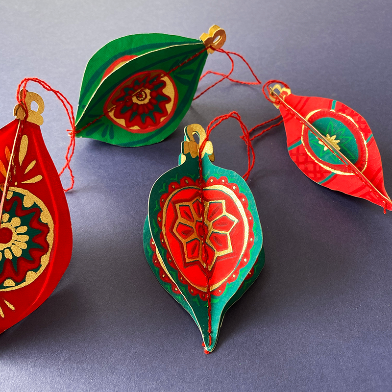 Bauble Paper Decorations