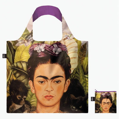Frida Kahlo Self Portait with Hummingbird Bag