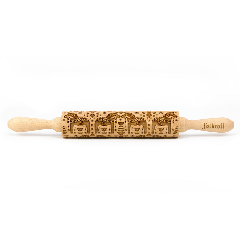 Swedish Folk Rolling Pin