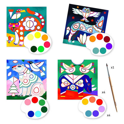 Fanciful Bestiary Watercolor Paint Set