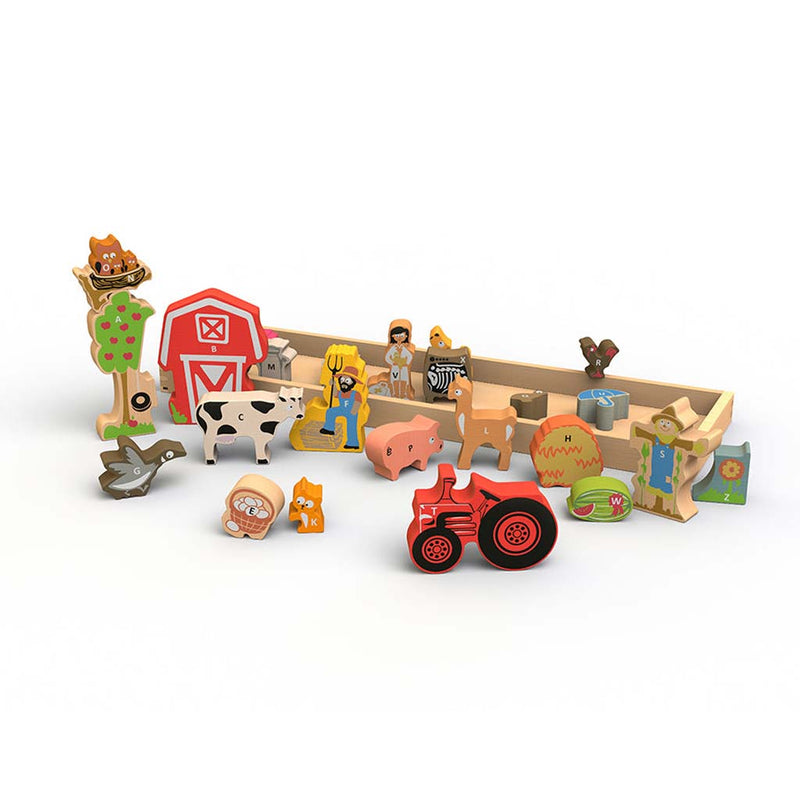 Farm A to Z Puzzle & Playset