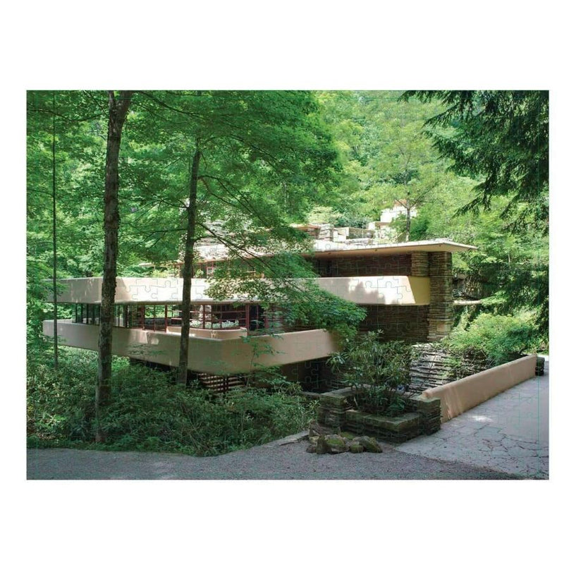 Falling Water, Frank Lloyd Wright: Double Sided Puzzle, 500 Pieces