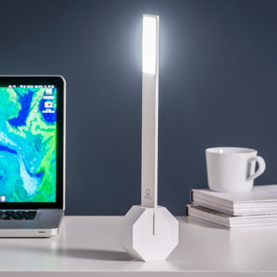 Gingko, Octagon One Desk Light in White