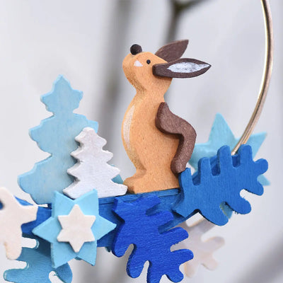 Graupner Ring Ornament "Brown Rabbit"