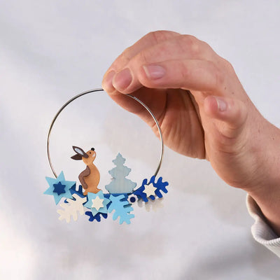 Graupner Ring Ornament "Brown Rabbit"