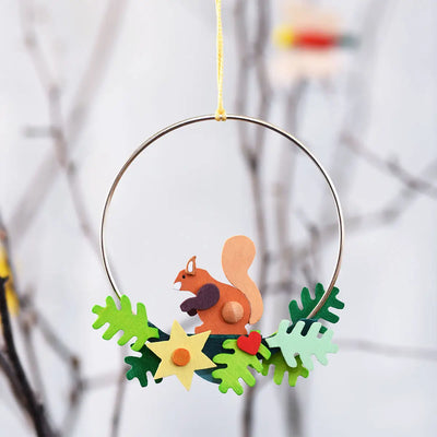 Graupner Ring Ornament "Brown Squirrel"