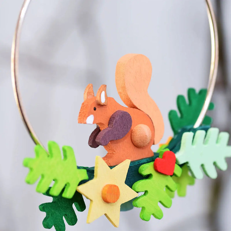 Graupner Ring Ornament "Brown Squirrel"