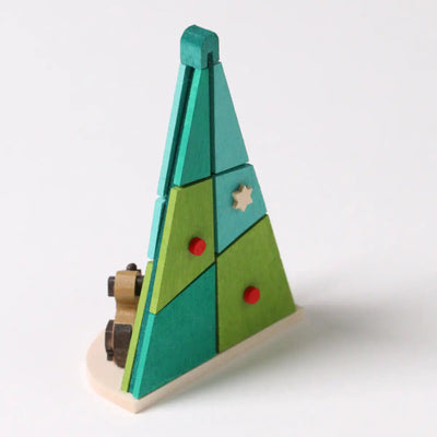 Graupner Winter Tree With "Child with Cat" Ornament