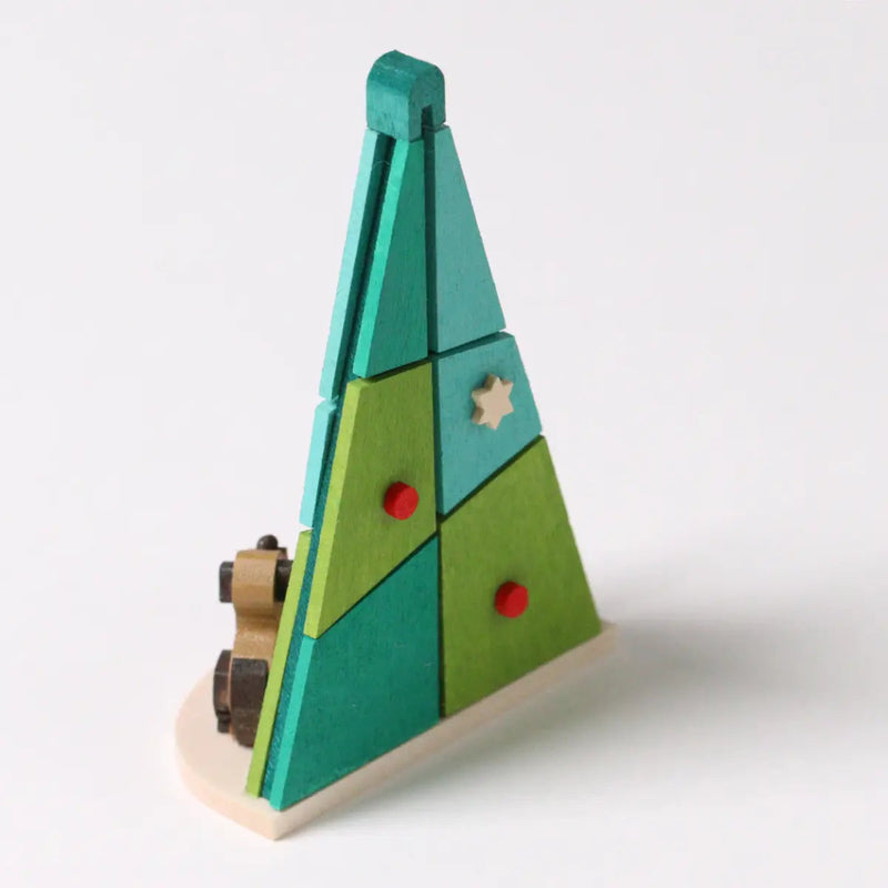Graupner Winter Tree With "Child with Cat" Ornament