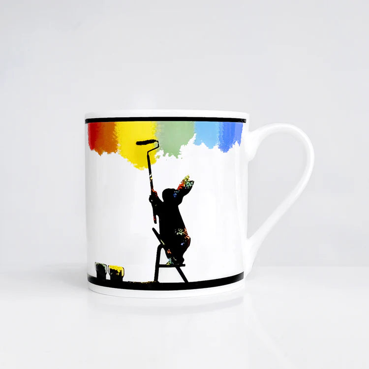 Rainbow Rabbit Mug