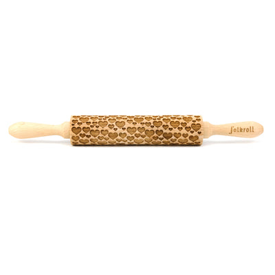 Hearts Rolling Pin