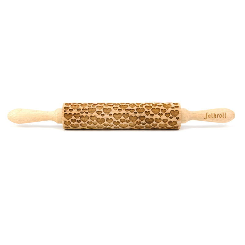 Hearts Rolling Pin