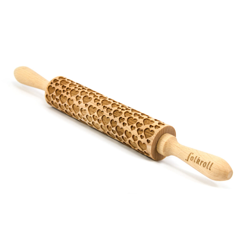 Hearts Rolling Pin