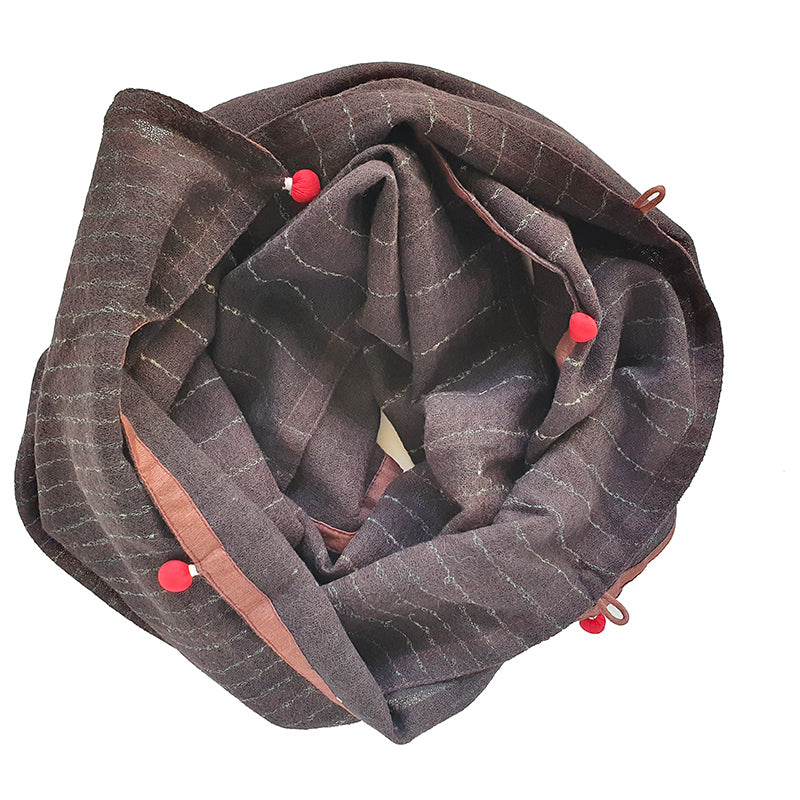 Handprinted Fine Wool Scarf