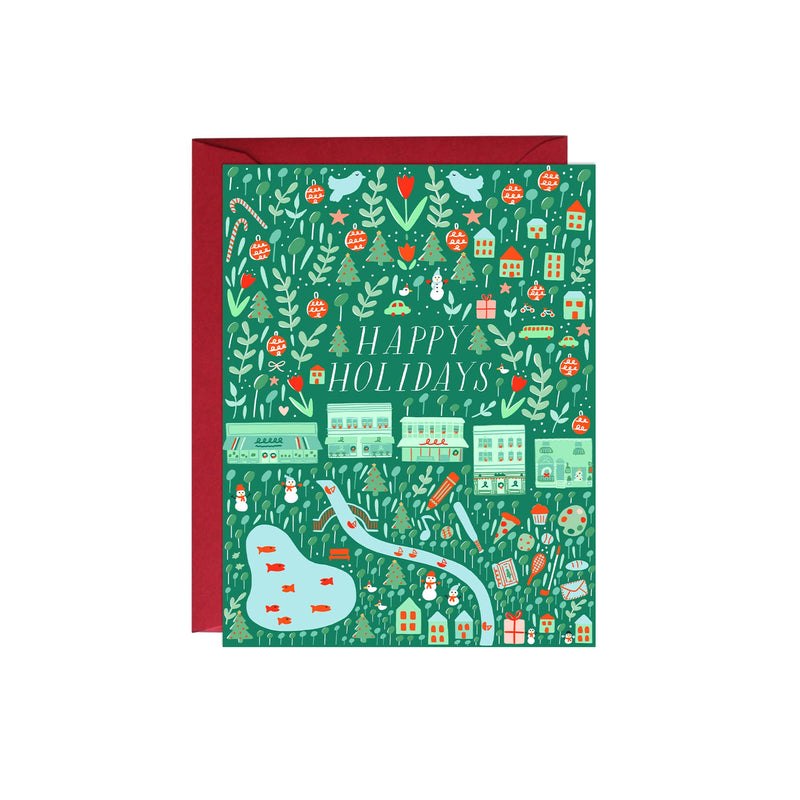 Holiday Village Holiday Card
