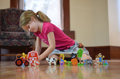 Farm A to Z Puzzle & Playset