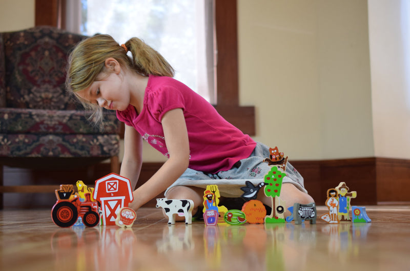 Farm A to Z Puzzle & Playset
