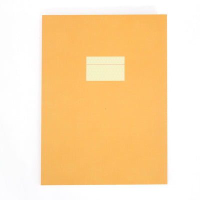 Large Notebook: Hexagon Grid in Orange