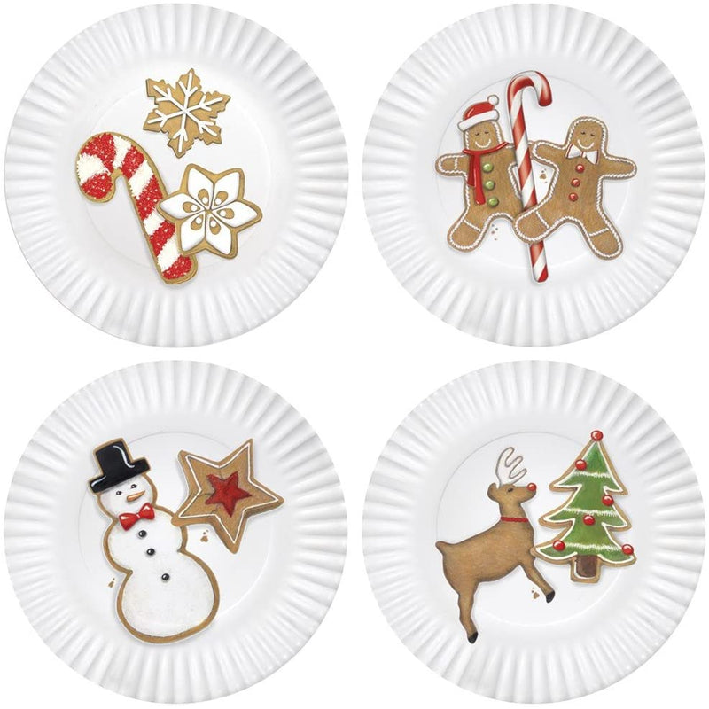 Christmas Cookies, Melamine Plates