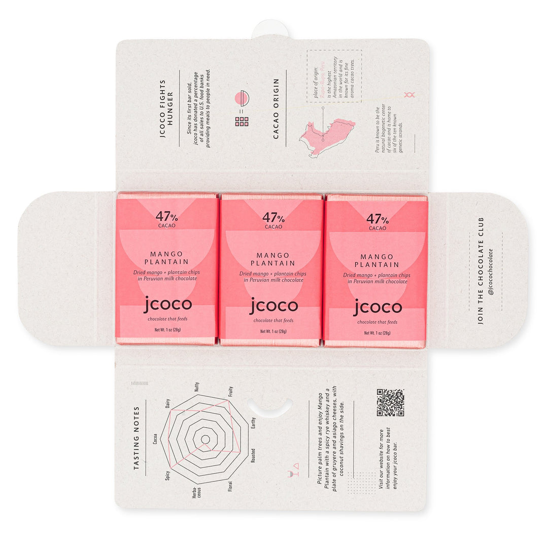 JCOCO, Mango Plantain Milk Chocolate – AKAR Design