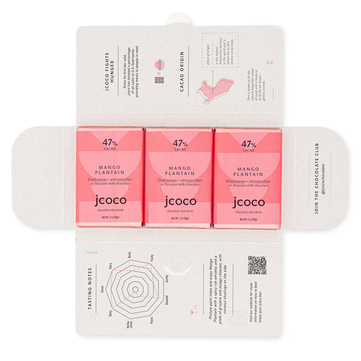 JCOCO, Mango Plantain Milk Chocolate – AKAR Design