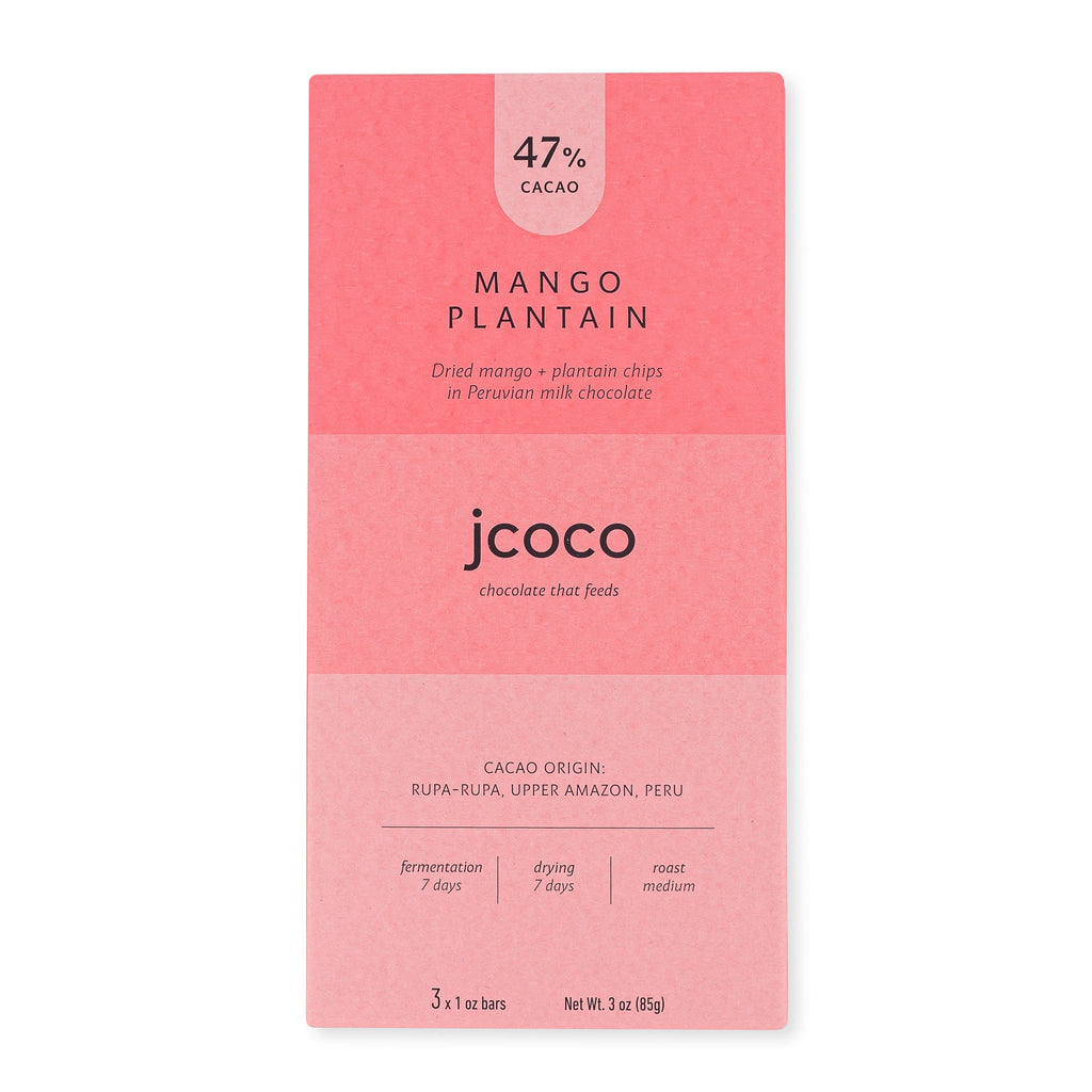 JCOCO, Mango Plantain Milk Chocolate – AKAR Design