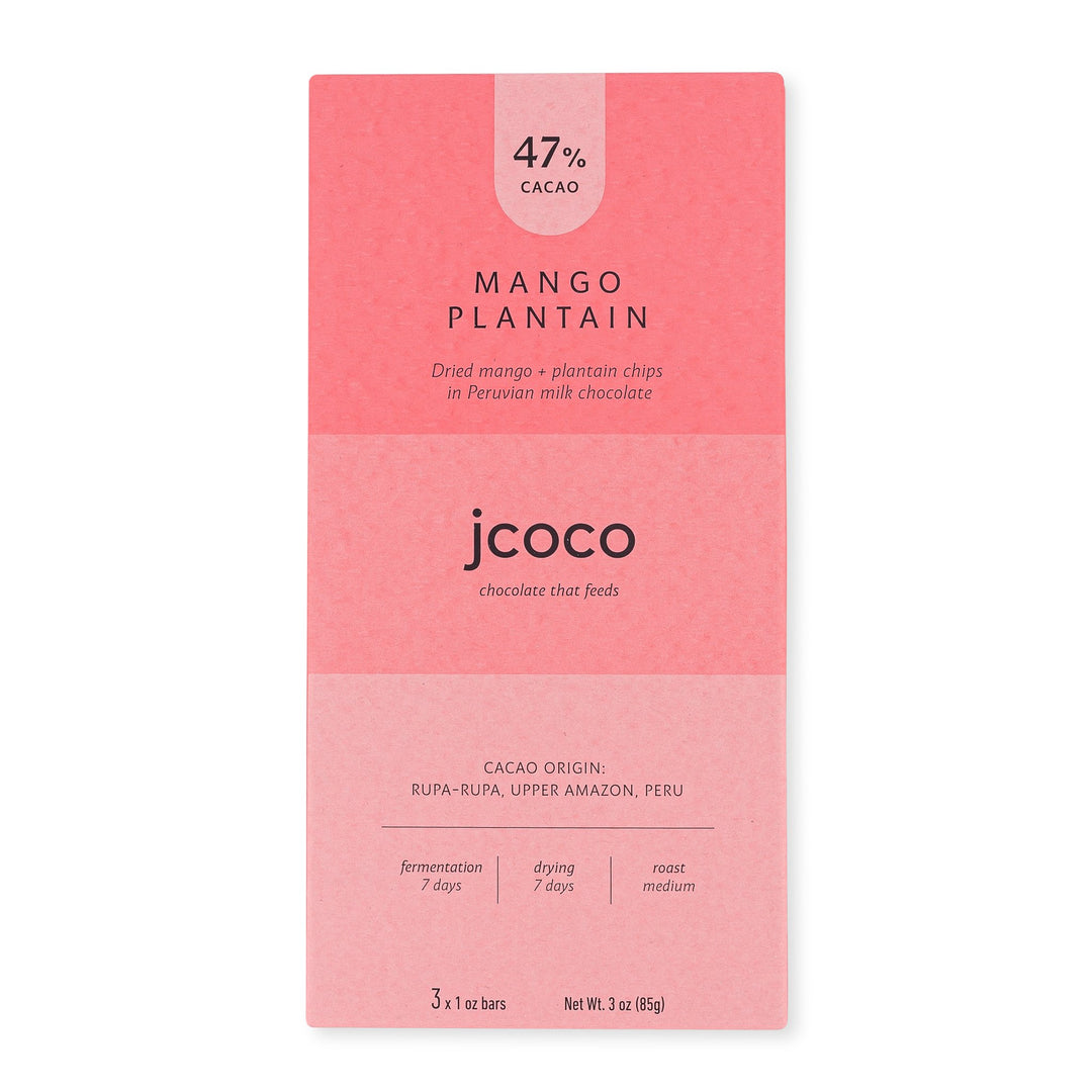 JCOCO, Mango Plantain Milk Chocolate – AKAR Design