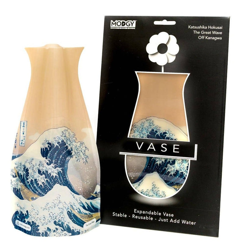 Expandable Flower Vase, The Great Wave