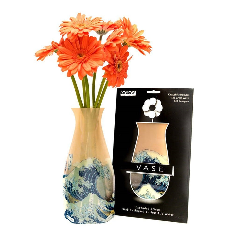 Expandable Flower Vase, The Great Wave