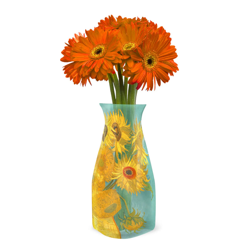 Expandable Flower Vase, Vincent Van Gogh Sunflowers