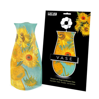 Expandable Flower Vase, Vincent Van Gogh Sunflowers