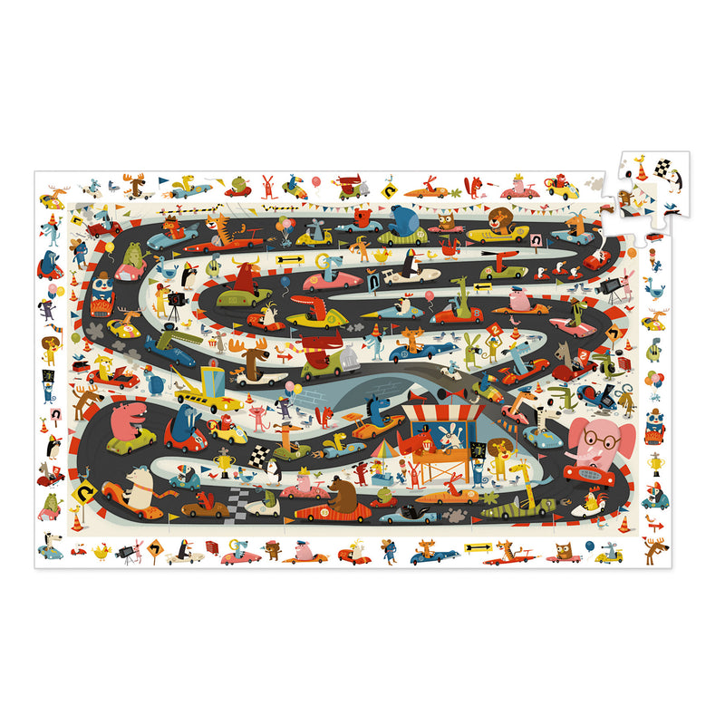 Observation Puzzle, Automobile Rally 54-Piece