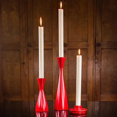 Small Candle Holder in Red