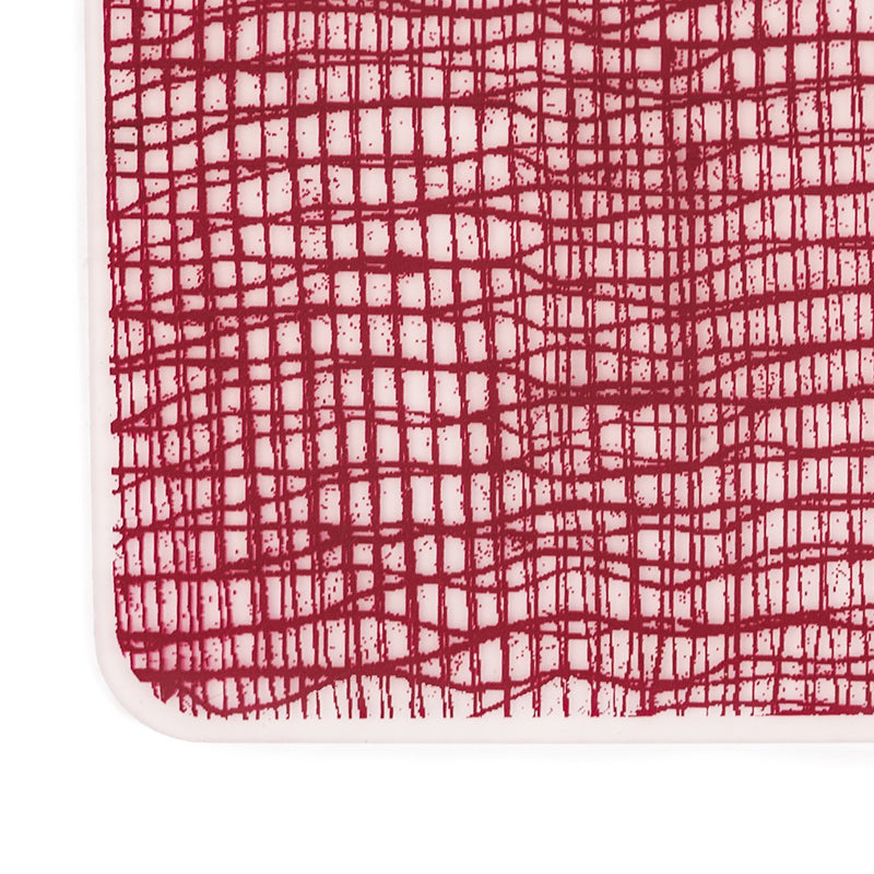 Silicone Placemat, Linen in Citrus