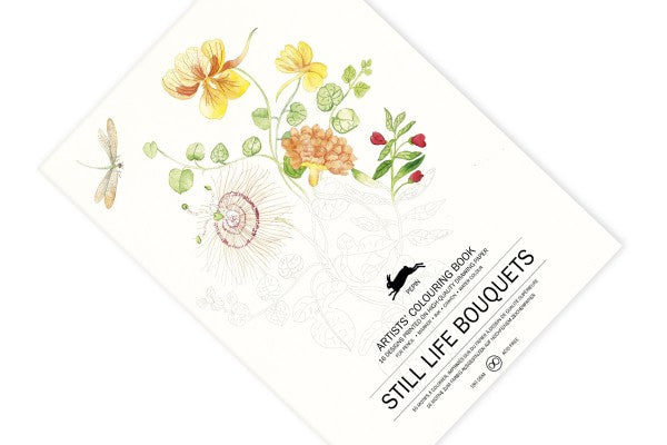 Pepin Press, Still Life Bouquets Artists’ Colouring Book