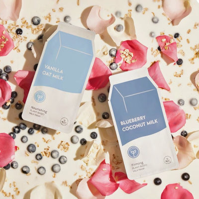 Plant-Based Sheet Mask, Vanilla Oat Milk