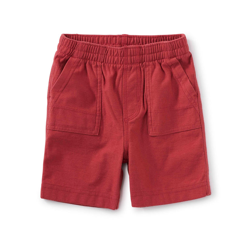 Playwear Baby Shorts, Earth Red