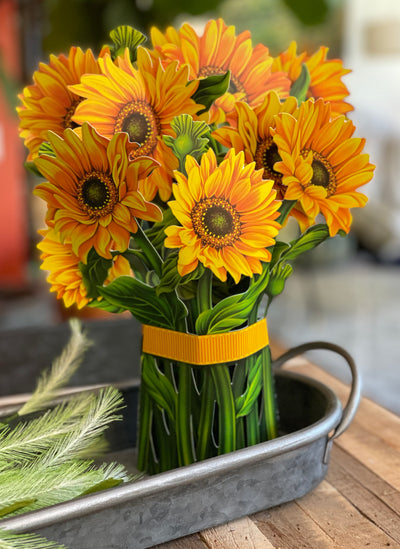 Fresh Cut Paper, Sunflowers