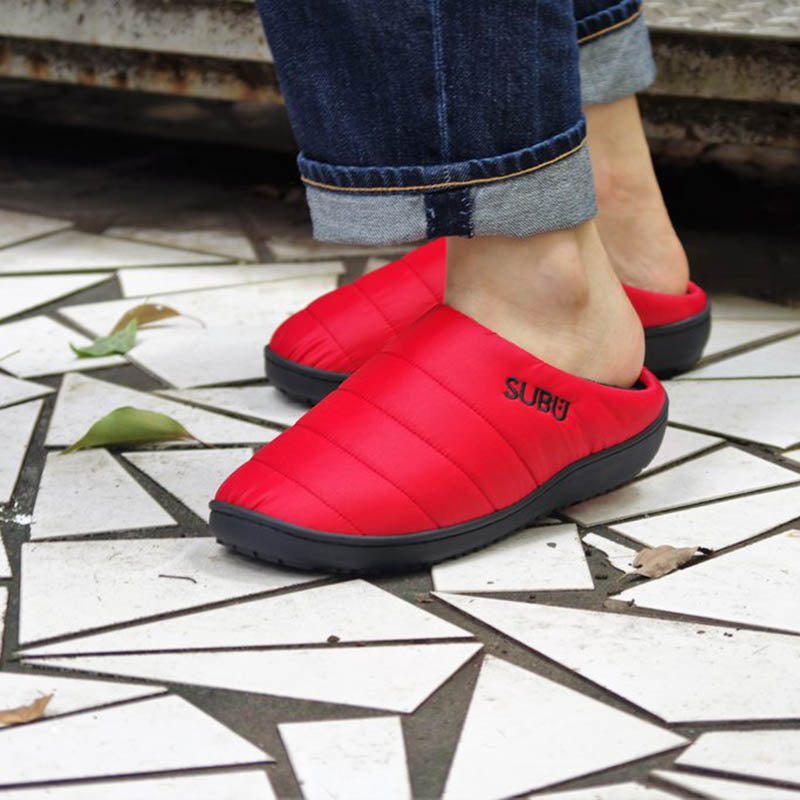 SUBU, Indoor Outdoor Slippers in Red