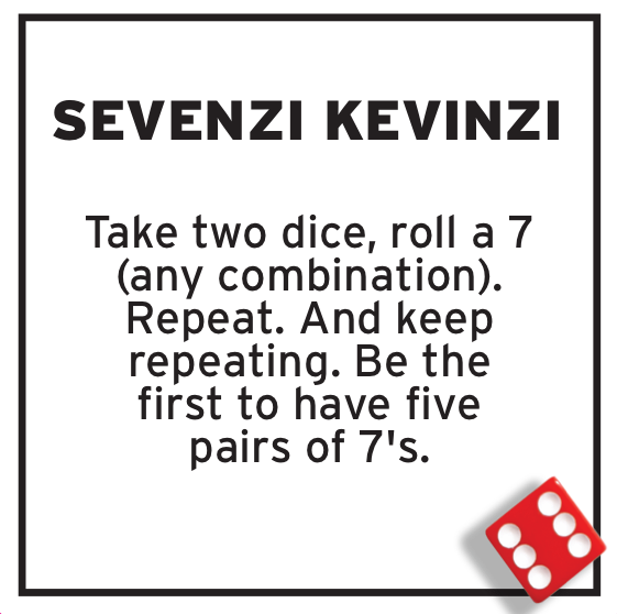 TENZI, 77 Ways to play Tenzi