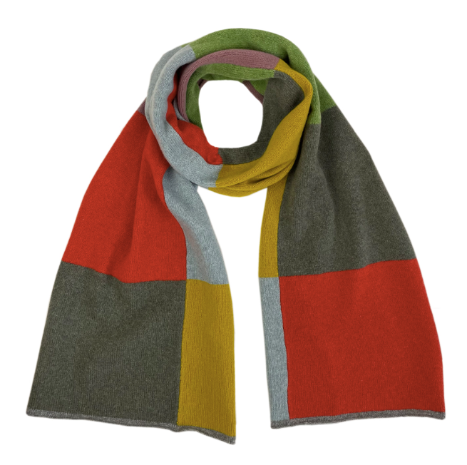 Color Block Scarf Brights