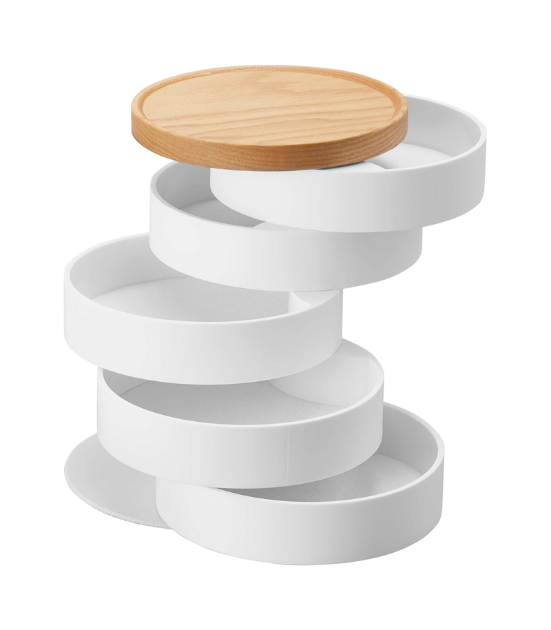 Stacked Jewelry Box, 5-Tier with Lid
