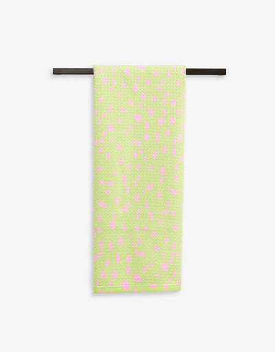 Speckle Green Kitchen Tea Towel