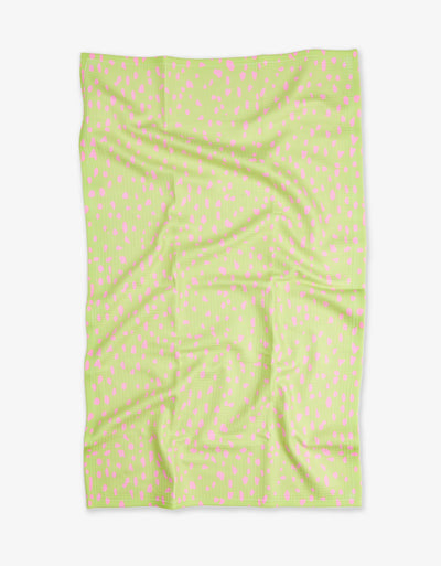 Speckle Green Kitchen Tea Towel