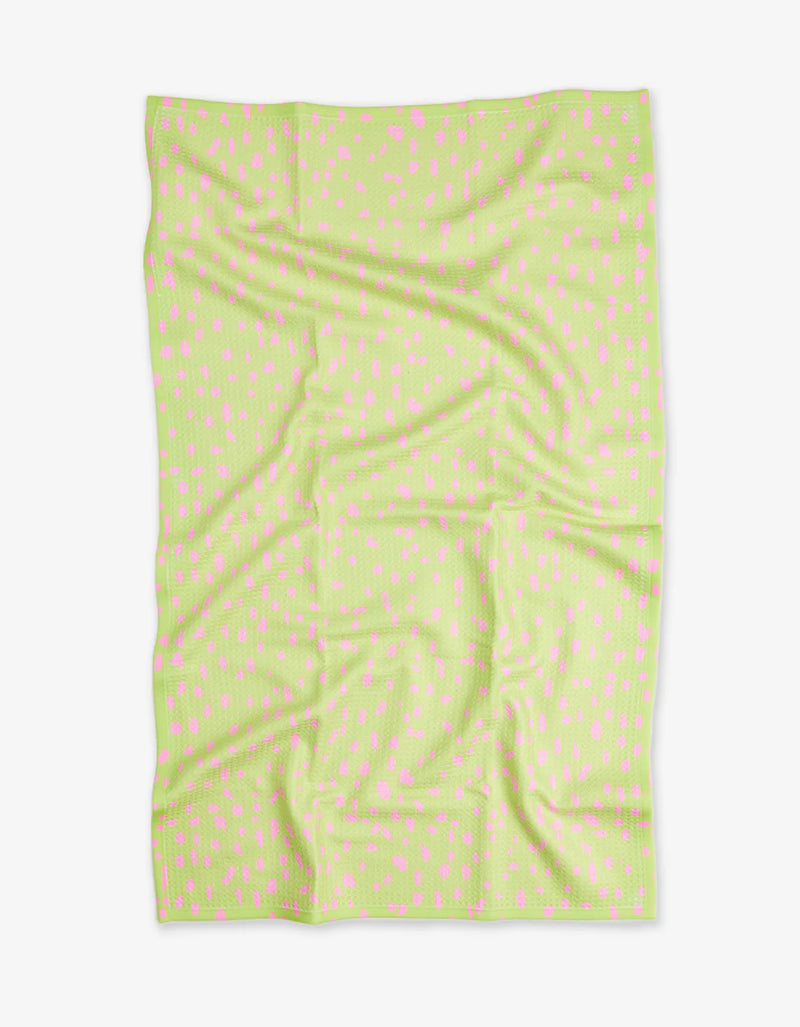 Speckle Green Kitchen Tea Towel