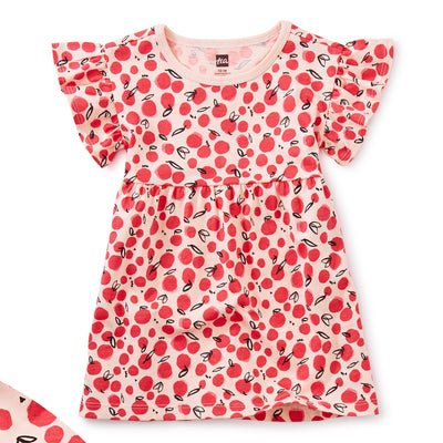 Ruffle Sleeve Baby Dress by Tea Collection, Oasis Fruit