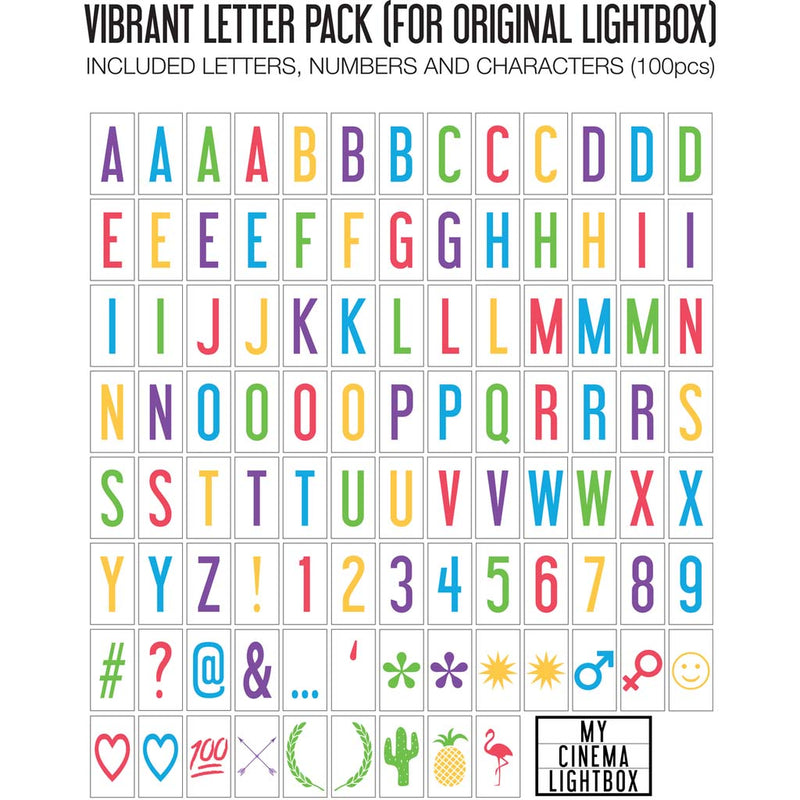 Vibrant Letter Pack for the Original